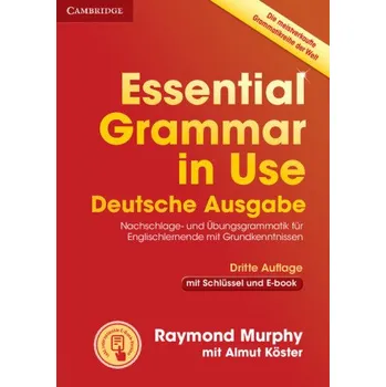 Cizí jazyk Essential Grammar in Use Book with Answers and Interactive ebook German Edition – Raymond Murphy,Almut Koester (EN)
