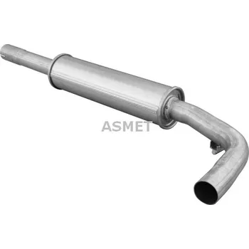 Tlumič výfuku Střední tlumič výfuku ASMET 03.087