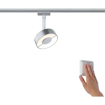 Bodové svítidlo Paulmann 96543 Circle, spot pro Urail system, 1x5W LED 3000/4000K, White Switch, matný chrom