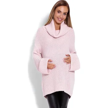 Dámský svetr PeeKaBoo Dámský těhotenský svetr Danyol pudrová růžová Univerzální