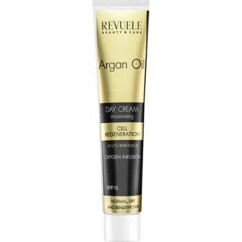 Pleťový krém Revuele Argan Oil Day Cream regenerační denní krém na obličej SPF 15 50 ml
