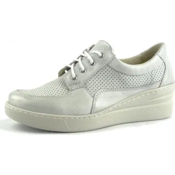 Dámské polobotky Helios polobotka 373 stříbrná, velikost 41