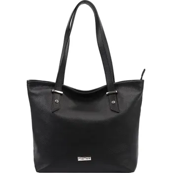 Kabelka Dámská kabelka MiaMore 01-058 DOLLARO černá + doprava zdarma