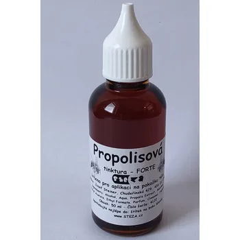 Doplněk stravy STEZA - Propolisová tinktura - FORTE 3x 50 ml. (Propolisová tinktura VČELKA)