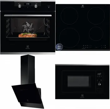 Set domácích spotřebičů ELECTROLUX KODEC75X2 + ELECTROLUX LIR60433B + ELECTROLUX LFV616K + ELECTROLUX LMS2203EMX