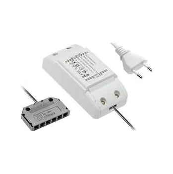 Napájecí zdroj pro osvětlení GTV LED napájecí zdroj DC 700mA, 6-21V, 15W s napájecím kabelem a rozvaděčem