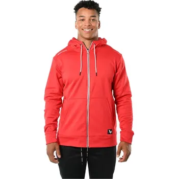 Pánská mikina Mikina Bauer Team Fleece Zip SR, Senior, červená, S Bauer