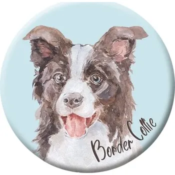 Button (placka) se špendlíkem 44 mm - Border Collie