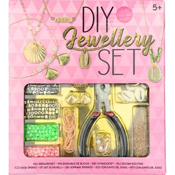 Hra na obchod Výroba luxusních šperků Jewellery set růžový