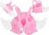 Plovací vesta Nafukovací plovací vesta s křídly pro děti do 18 kg růžová/bílá uni