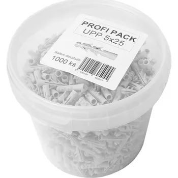 Hmoždinka Truhlář Hmoždinka univerzální UPP 5x25 1000ks PROFI PACK