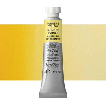 Vodová barva Akvarelová barva Winsor & Newton Professional, 5ml - Turners Yellow