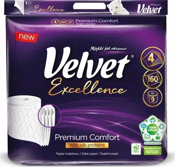 Toaletní papír Velvet Excellence Premium Comfort 4vrstvý