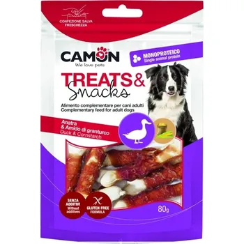 Pamlsek pro psa CAMON KACHNÍ PAMLSKY SNACKS 8 cm, 80 g