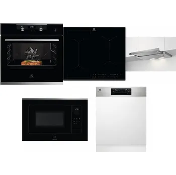 Set domácích spotřebičů ELECTROLUX KODEC75X2 + ELECTROLUX EIV634 + ELECTROLUX LFP326S + ELECTROLUX LMS4253TMX + ELECTROLUX EEM48300IX