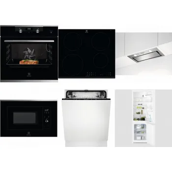 Set domácích spotřebičů ELECTROLUX KODEC75X2 + ELECTROLUX LIR60430 + ELECTROLUX LFG716X + ELECTROLUX LMS2203EMX + ELECTROLUX EEA27200L + ELECTROLUX LNT3LF18S