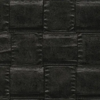 Tapeta Limonta Luxusní vliesová tapeta na zeď imitace šedočerné kůže 64805, Materea, Limonta, velikost 10 x 0,53 m
