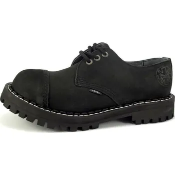 Dámské polobotky Steel boty 3 dírky 101/102/O/36/NUBUK černá, velikost 43