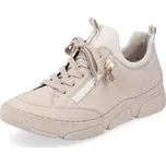 Dámská obuv celoroční RIEKER DC 45974-62 i na širší nohu béžová 40