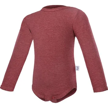 Kojenecký body Little Angel Body smyk LA Outlast® - bordó melír Velikost oblečení: 68