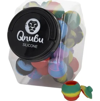 Qnubu Silicone Rosin XL 35 ml, silikonové pouzdro, BOX 30 ks (Qnubu Rosin Silikonové pouzdro XL 35ml (mix barev) BOX 30 KS. Zvýhodněný box obsahuje různé barevné kombinace, celkem 30 ks.)