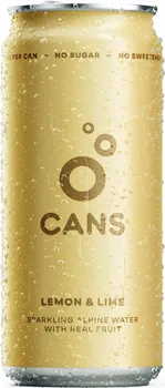 Voda CANS Citron & limetka 330 ml