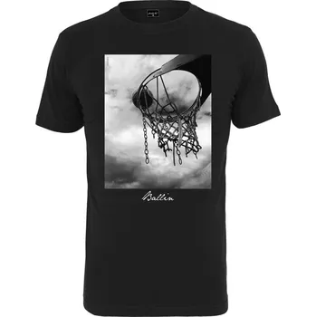 Pánské tričko Triko Mister Tee Ballin 2.0 - černé, XXL