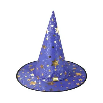 Klobouk Dětský klobouk modrý čarodějnický