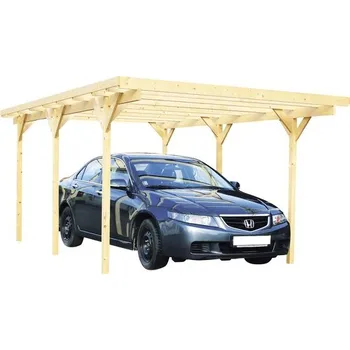 Zahrada BPP Carport Econo přístřešek smrk 303 x 500 x 213 cm