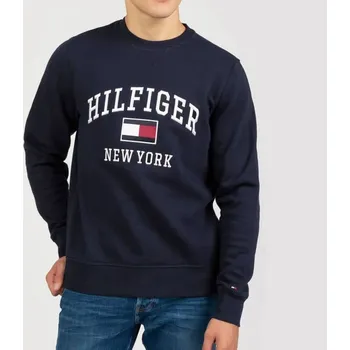 Pánská mikina Pánská modrá mikina Tommy Hilfiger Modern Varsity - Velikost M, Barva Modrá 47065 MW0MW28755