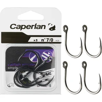 Rybářský háček CAPERLAN Jednoháček CF HK S 7/0 na lov sumců
