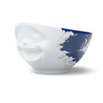 Porcelánová miska Tassen 58products | Mrkající, bílá - fialová