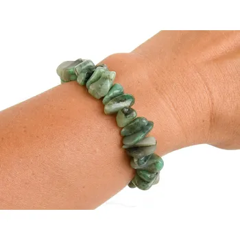 Náramek Náramek smaragd světlý větší sekané tvary