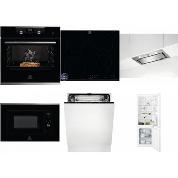 Set domácích spotřebičů ELECTROLUX KODEC75X2 + ELECTROLUX LIR60433B + ELECTROLUX LFG716X + ELECTROLUX LMS2203EMX + ELECTROLUX EEA27200L + ELECTROLUX ENT6TF18S