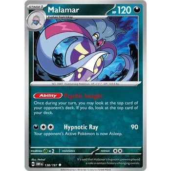 Sběratelská karetní hra Pokémon TCG Malamar 138/197