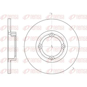 Brzdový kotouč Brzdový kotouč REMSA 6606.00