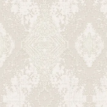 Tapeta Parato Luxusní světle béžová geometrická vliesová tapeta na zeď, 47761, Eterna, Parato, velikost 10,05 x 1,06 m
