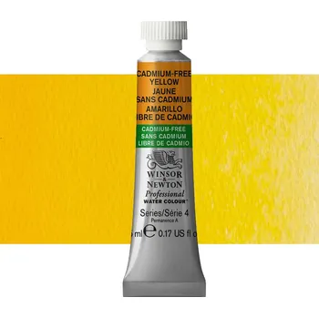 Vodová barva Akvarelová barva Winsor & Newton Professional, 5ml - Cadmium Free Yellow