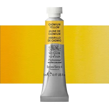Vodová barva Akvarelová barva Winsor & Newton Professional, 5ml - Cadmium Yellow