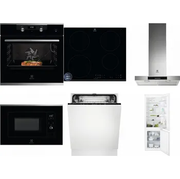 Set domácích spotřebičů ELECTROLUX KODEC75X2 + ELECTROLUX LIR60433B + ELECTROLUX LFT426X + ELECTROLUX LMS2203EMX + ELECTROLUX EEA27200L + ELECTROLUX ENT6TF18S