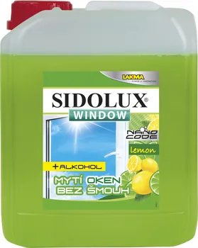 Čisticí prostředek na okna Sidolux Window Nano Code Lemon čistič oken 5 l