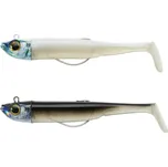 CAPERLAN Měkká nástraha na mořský rybolov shad texan Ancho 120 30 g Černý hřbet / bílý hřbet BÍLÁ|ČERNÁ