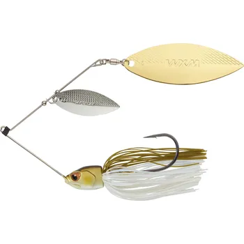 Umělá nástraha CAPERLAN Nástraha spinnerbait Spino PK 28 g Ayu BÍLÁ|ŽLUTÁ