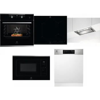 Set domácích spotřebičů ELECTROLUX KODEC75X2 + ELECTROLUX EIV634 + ELECTROLUX LFG716X + ELECTROLUX LMS4253TMX + ELECTROLUX EEM48300IX