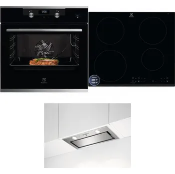 Set domácích spotřebičů ELECTROLUX KODEC75X2 + ELECTROLUX LIR60433B + ELECTROLUX LFG716X