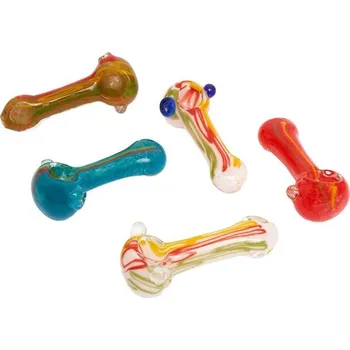 Qnubu Dýmka skleněná 55 gr, BALENÍ 5 ks (Skleněná dýmka na extrakty a výtažky. Balení obsahuje 5 kusů.)