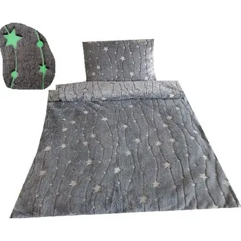 Povlečení SVÍTÍCÍ POVLEČENÍ DO DĚTSKÉ POSTÝLKY 135*90 + 45*65 PERSEIDY