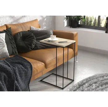 Konferenční stolek Nábytek PEGAS s.r.o. Pomocný stolek DRU Černý+Sonoma