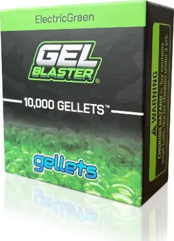 Dětská zbraň Gel Blaster Gellets Green kuličková náplň 10000 ks
