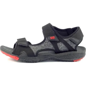 Pánské sandále DK obuv HF05 TAKO blk red, velikost 44